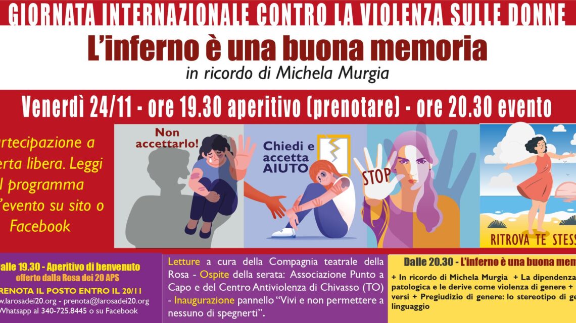 “L’inferno è una buona memoria” in ricordo di Michela Murgia