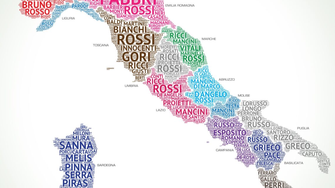 RIMANDATO – L’origine dei nomi e dei cognomi italiani –